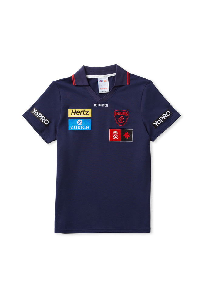 Melbourne Demons AFLW S10 Womens Media Polo