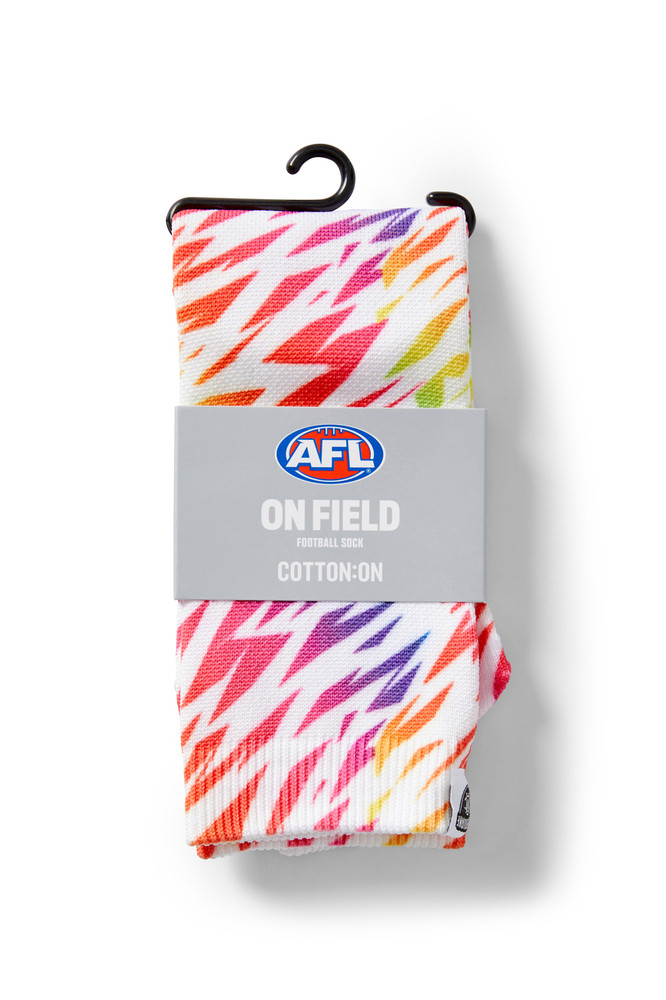 Melbourne Demons AFLW S10 Pride Socks