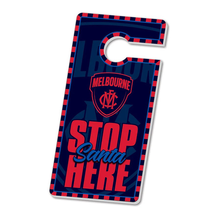 Melbourne Demons Christmas Door Hanger