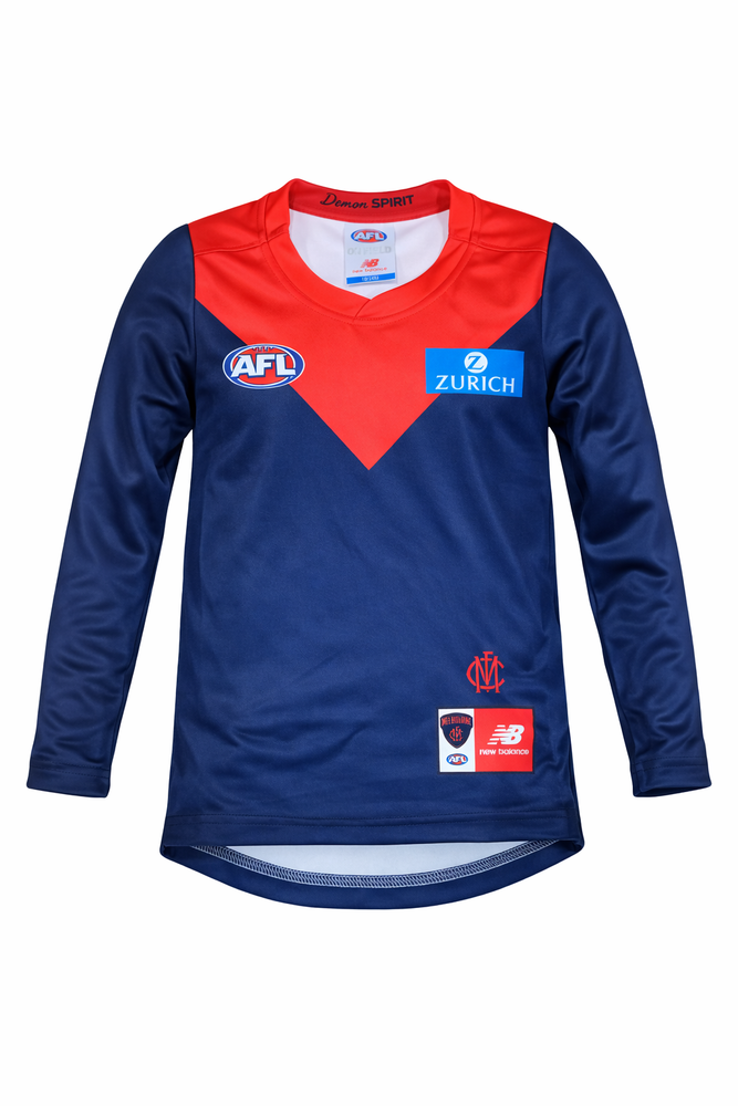 Melbourne Demons NB 26 Toddler L/S Home Guernsey