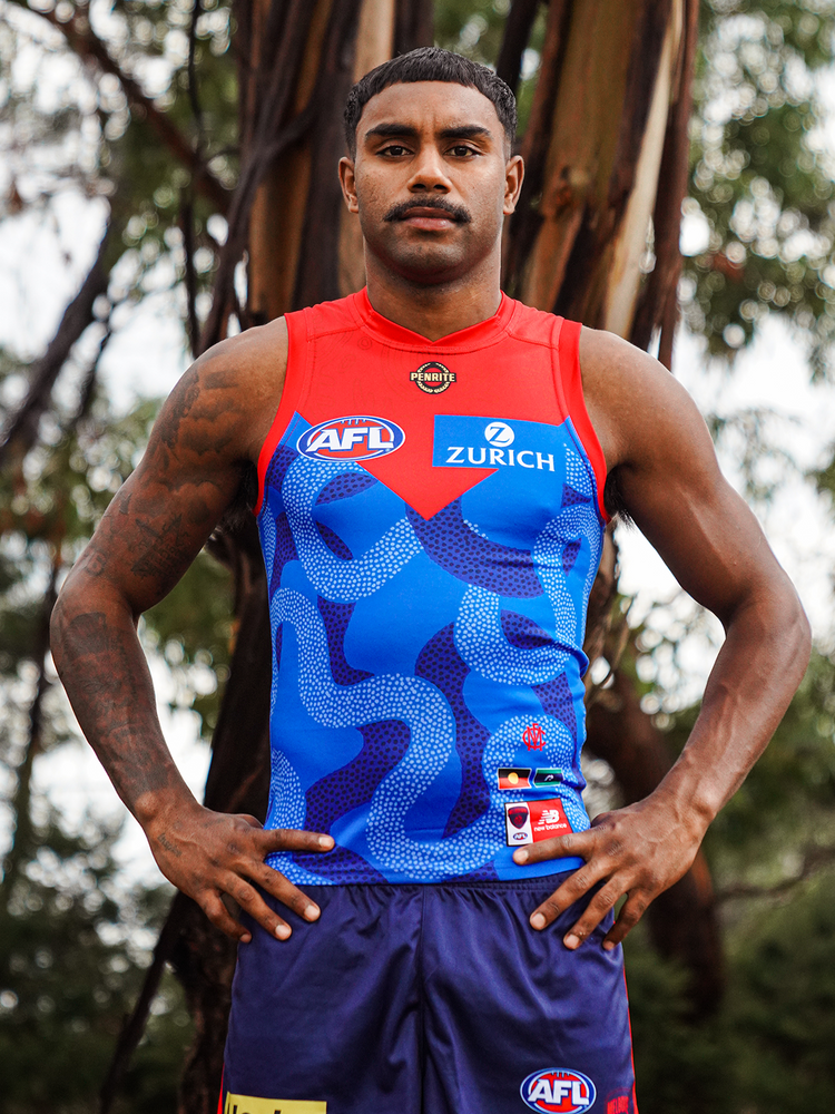 Melbourne Demons 26 Adult Indigenous Guernsey