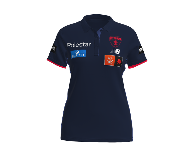 Melbourne Demons AFLW 26 Womens Player Media Polo