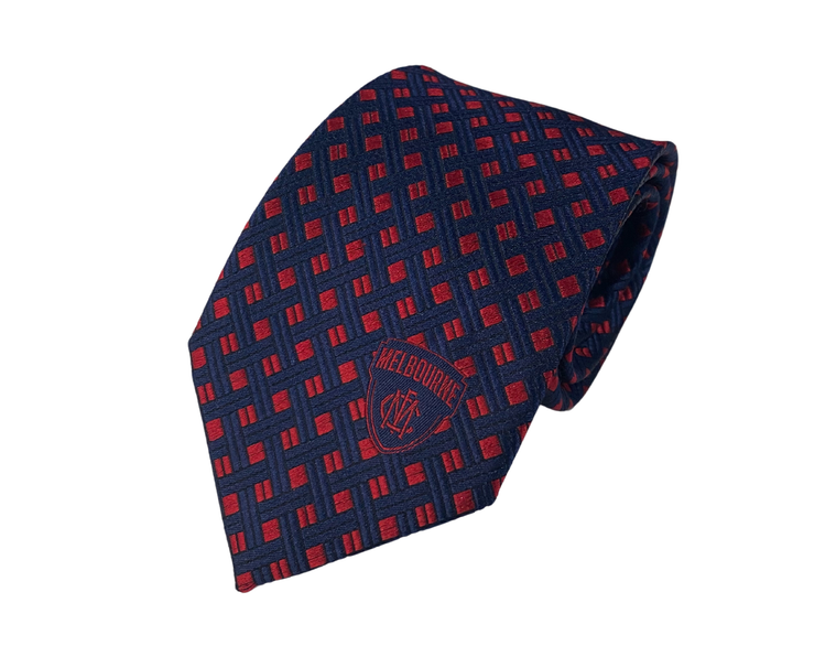 Melbourne Demons Check Tie