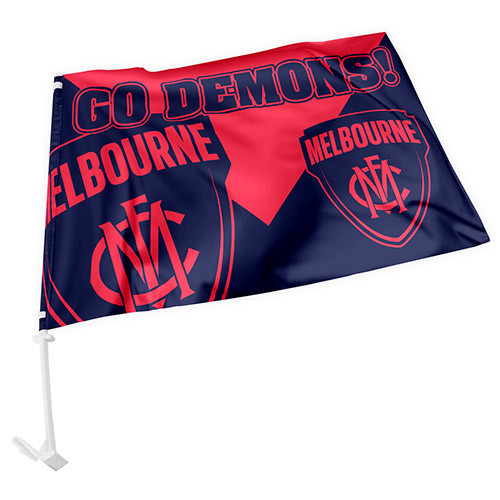 Demons Car Flag