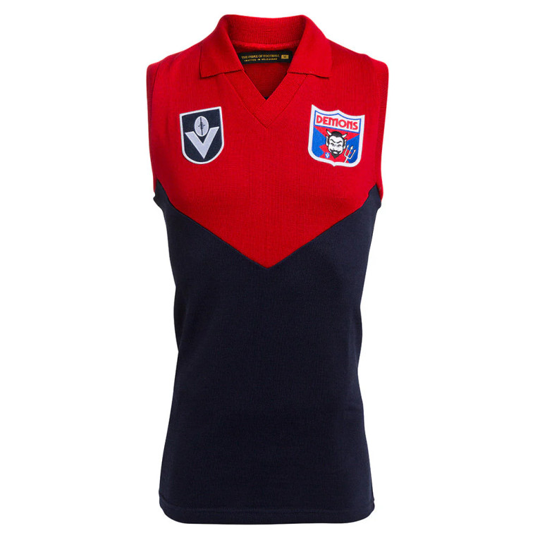 Melbourne Demons Wool Short Sleeve Guernsey
