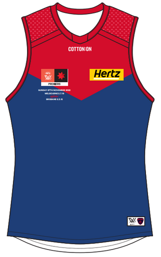 【海外Ｌサイズ】AFL メルボルン・デーモンズ トレーニングガーンジー 海外Lサイズ】AFL メルボルン・デーモンズ トレーニング