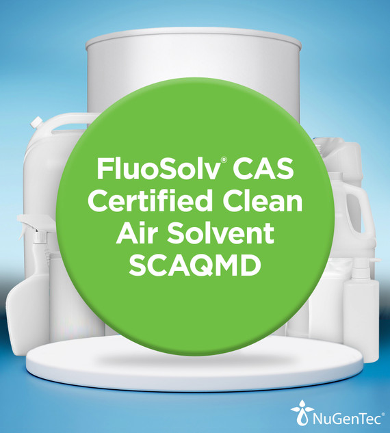 SOLDA　FLUOR 100% FluoSolv® FR110 Certified Clean Air Solvent SCAQMD