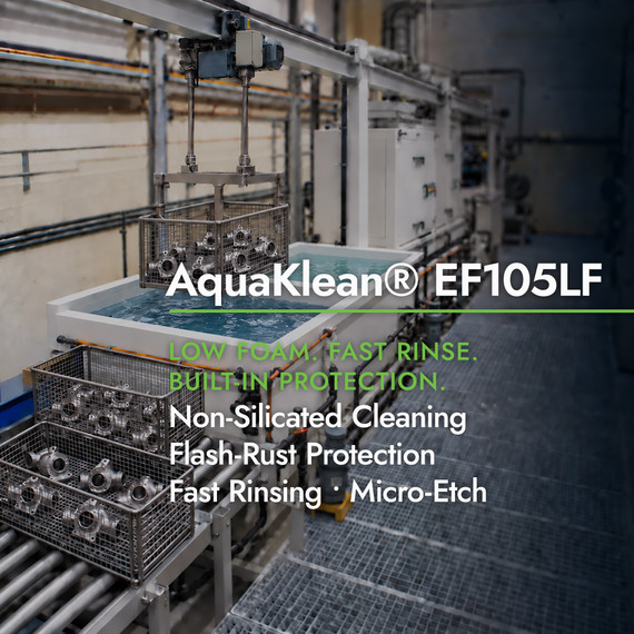 AquaKlean® EF105LF Low-Foam Multi-Metal Cleaner & Degreaser