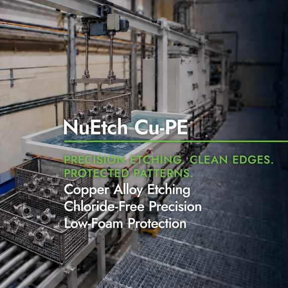 NuEtch Cu-PE Chloride-Free Copper Photo-Etching & Chemical Milling Solution