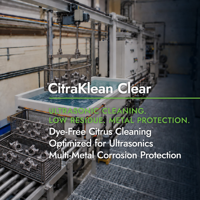 CitraKlean Clear Dye-Free Citrus & Ultrasonic Cleaner