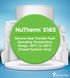 NuTherm® S165 Silicone Heat Transfer Fluid Operating Temperature Range: –80°C to 150°C (Closed Systems Only)
