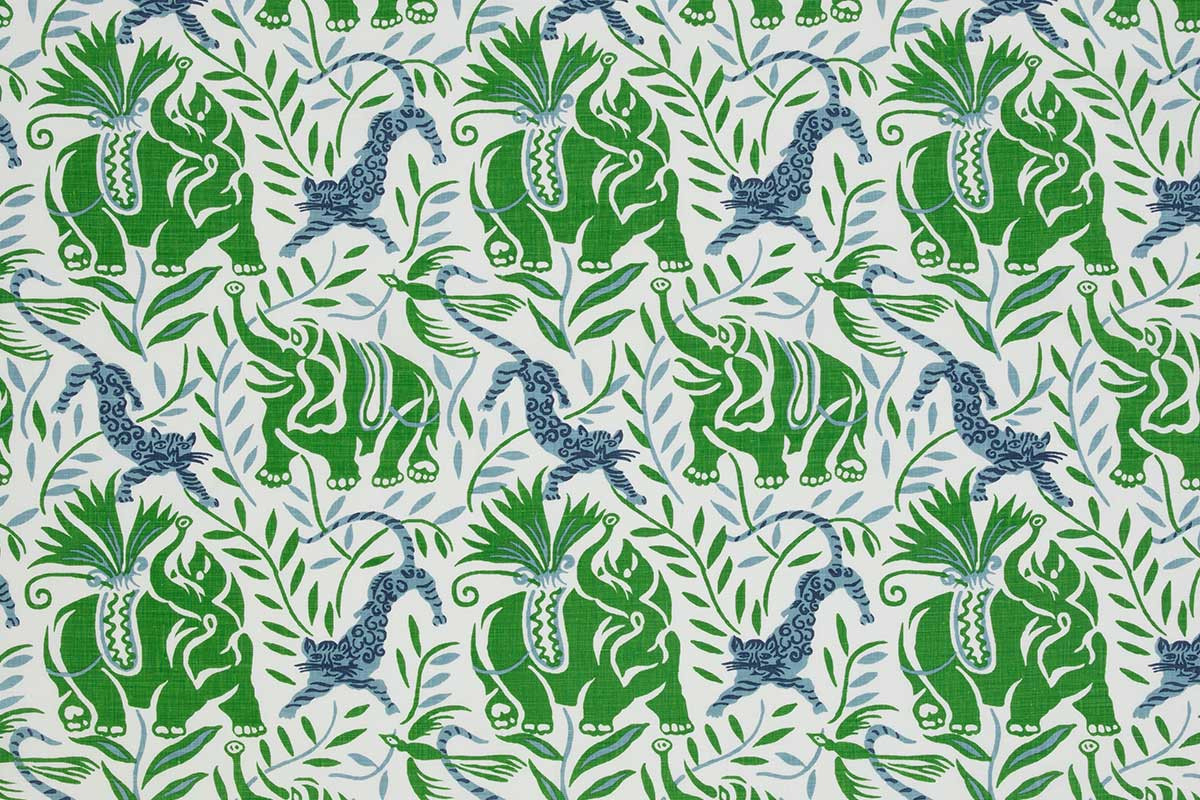 La Jungle Linen Fabric | Christopher Farr Cloth