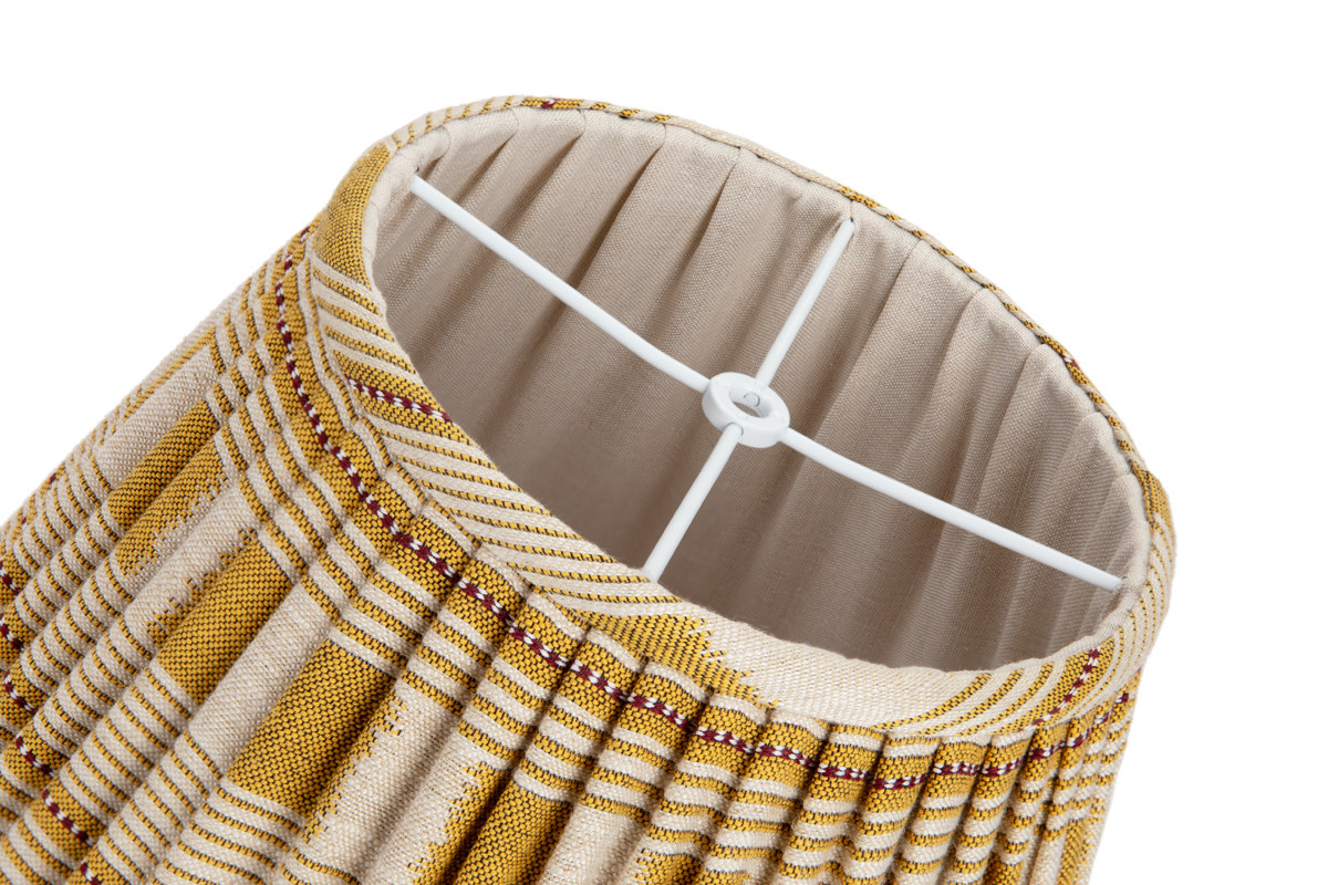 14” Lost and Found Lemon Lampshade | Christopher Farr Cloth