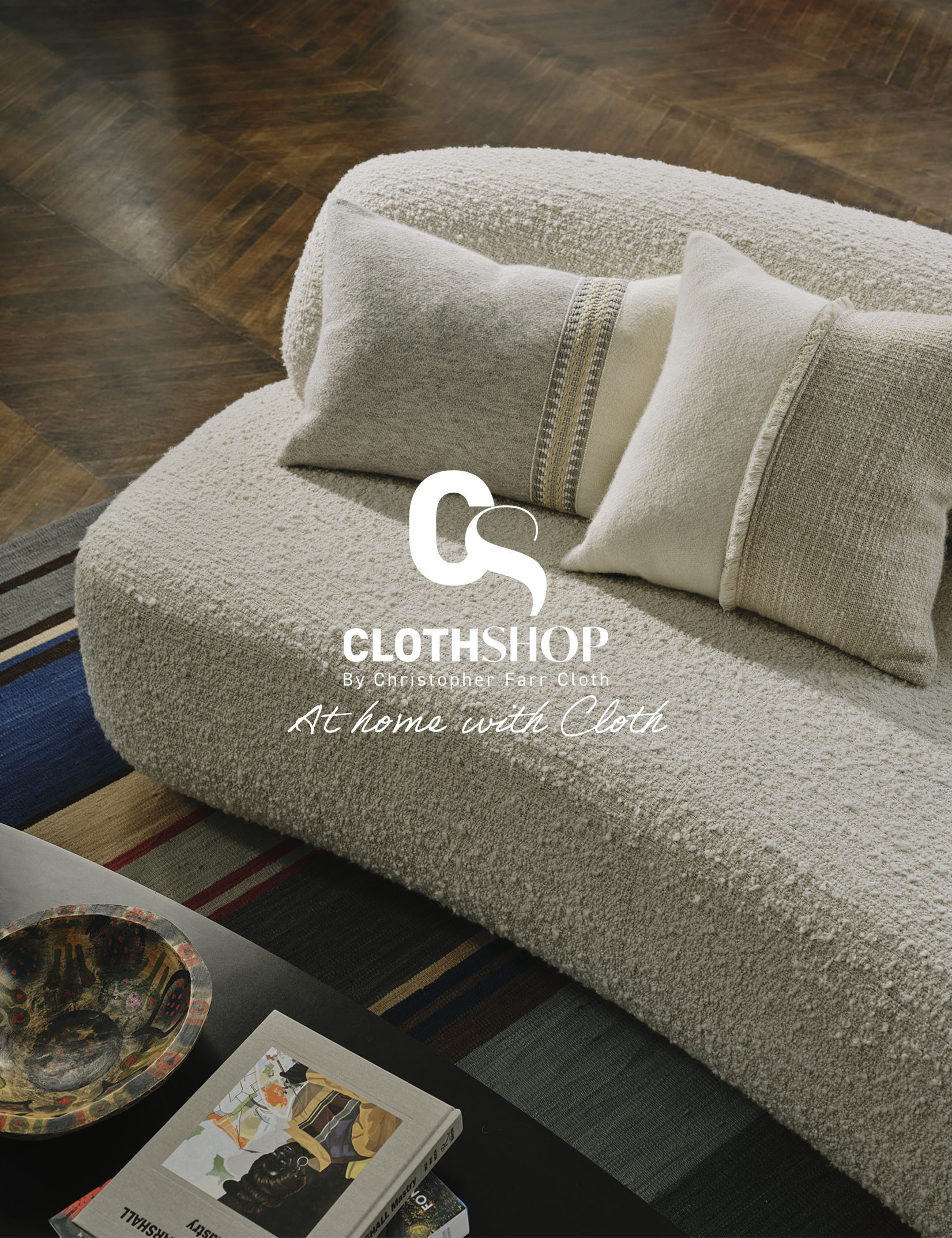 River of Joy Bolster Cushion 35x95cm | Olaf Hajek