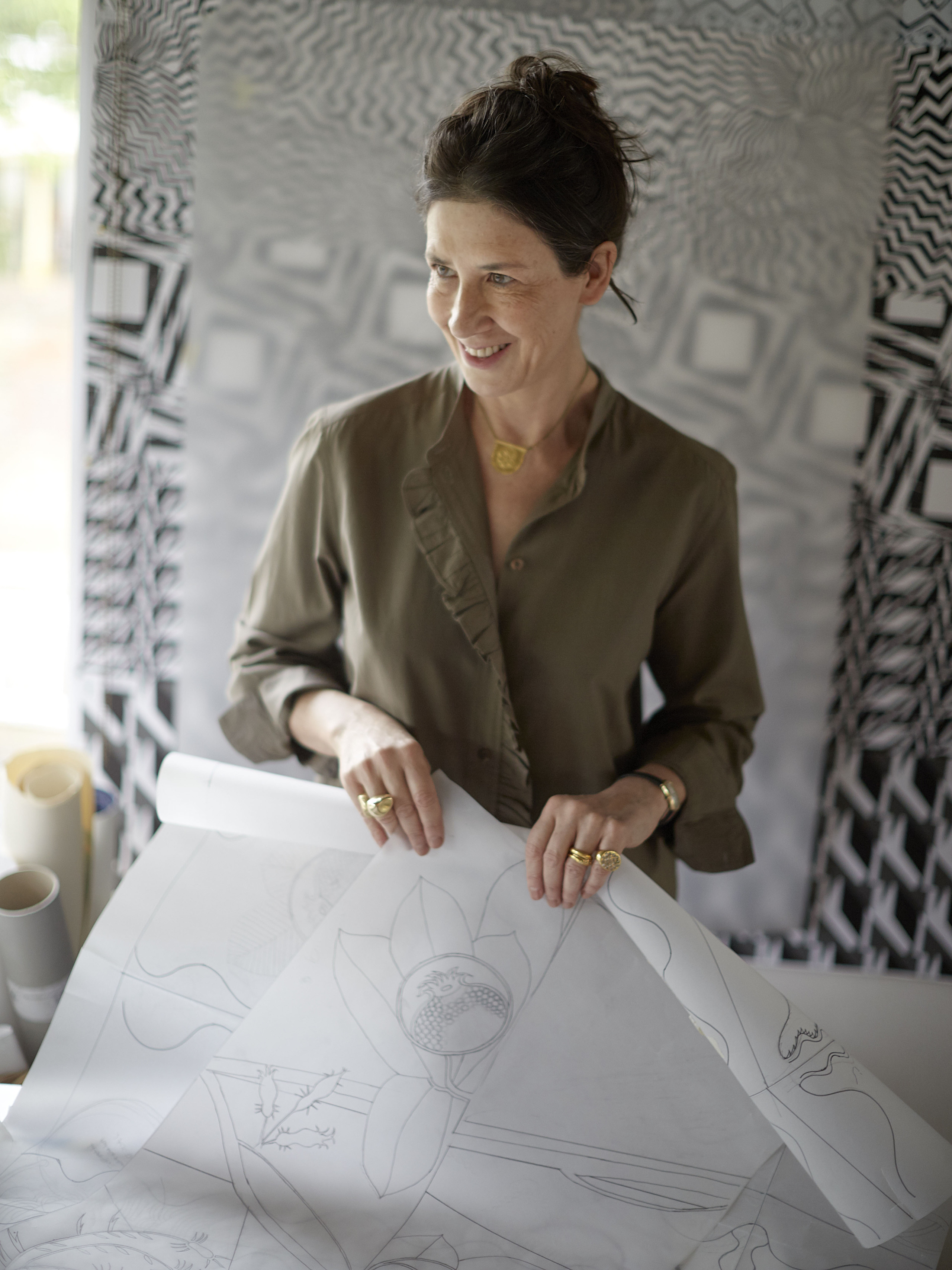 Punch Paisley Printed Fabric – Neisha Crosland | Christopher Farr