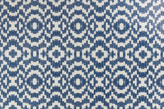 Echo Raffia Wallpaper in Cobalt, showcasing a striking blue geometric design on woven raffia, bringing vibrant energy and texture to spaces. Echo Raffia Wallpaper in Cobalt, showcasing a striking blue geometric design on woven raffia, bringing vibrant energy and texture to spaces.