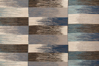 Subtle Natural Ikat Weave Fabric, featuring a mix of neutral tones that create an elegant, understated design perfect for versatile interiors.