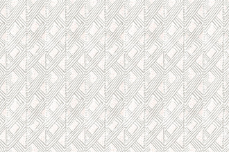 Belge printed wallpaper by Barron & Larcher for Christopher Farr Cloth – Slate colour-way featuring neutral grey tones with a geometric dots and lines pattern.