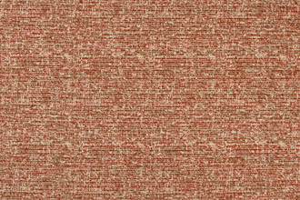 Ramble Woven Fabric in Terracotta – earthy red-orange tones in a linear woven design with rich artisanal texture.