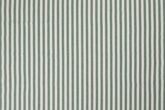 Raya PERENNIALS® Performance Weave in Verde – rich green stripes on a soft, neutral base, evoking the natural beauty of gardens and outdoor retreats.