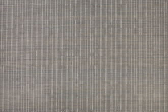 Algonquin grass cloth in light grey colour, has ticking stripe in vertical lines in white.