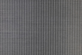 Algonquin grass cloth in dark blue colour, has ticking stripe in vertical lines in white. Algonquin grass cloth in dark blue colour, has ticking stripe in vertical lines in white.