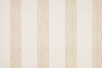 Vertical stripes in taupe colour printed on a linen fabric