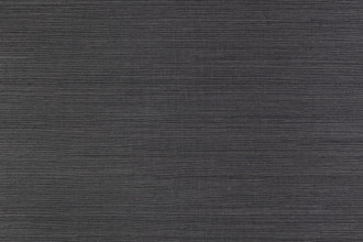 Dark charcoal sisal grasscloth wallpaper with fine horizontal texture.