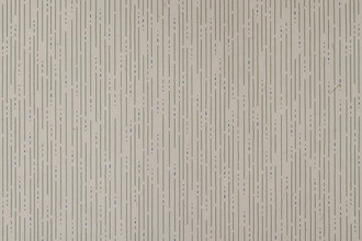 Nendo for Christopher Farr Cloth wallpaper printed on rice paper, featuring a simple Japanese-inspired linear design representing falling rain, with fine detail and high-quality finish.