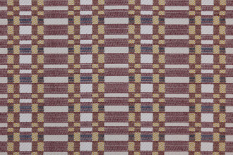 Christopher Farr Cloth woven fabric showcasing a repetitive check pattern in multiple colours, designed for durable outdoor and performance upholstery.