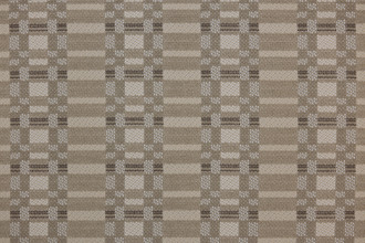 Christopher Farr Cloth woven fabric showcasing a repetitive check pattern in multiple colours, designed for durable outdoor and performance upholstery.