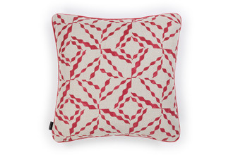 Back Puzzle hot pink cushion 60x60cm ex-display from Peter Mikic King’s Road showroom installation