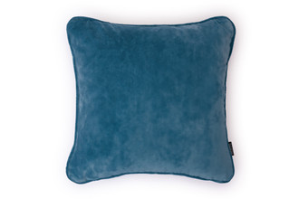 Inca cushion 45x45cm in Turchese with self-piped edge for performance/outdoor use