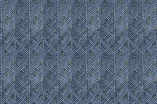 Belge Raffia Wallpaper in Cobalt — a bold, plain raffia design in striking cobalt blue, enhanced by the woven surface texture that brings depth and artisan-crafted character to contemporary spaces.