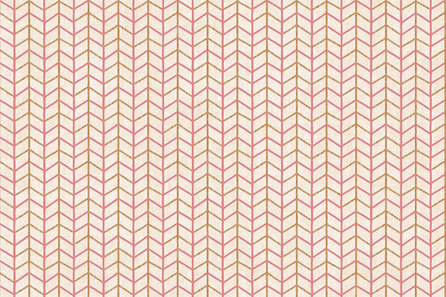 Small Way Raffia Wallpaper in Rose features soft blush pink hand-drawn patterning layered over natural raffia texture, adding warmth and artisanal character.