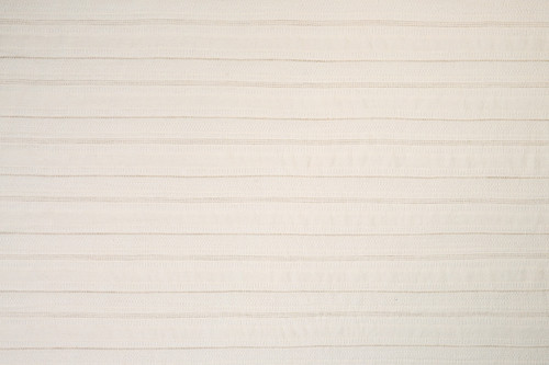 Go With the Flow fabric in Ecru, featuring soft, neutral tones with delicate stripes and tactile textures for a light, airy feel.