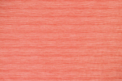 Hippie Woven Fabric in Coral color, with a warm and inviting striped design in shades of coral