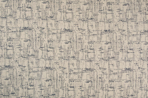 Drifter Woven Fabric in Dark Indigo — a rich dark indigo base with a textured, linear pattern, ideal for adding a sophisticated, geometric touch to upholstery and soft furnishings.