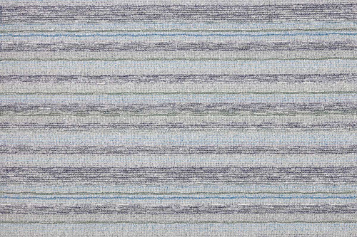 Outdoor performance woven, fabric shades of blue striped