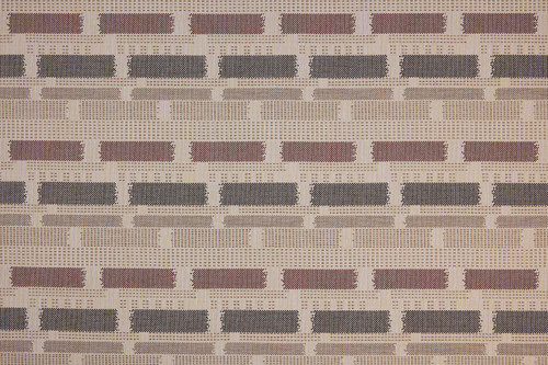 Kit Kemp for Christopher Farr Cloth Loom Weave performance outdoor fabric, featuring a soft tonal weave with stitched linear detailing for durable, stylish upholstery.