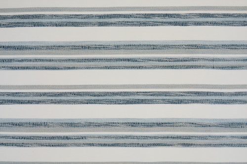 Tova by Christopher Farr Cloth is an outdoor performance striped woven fabric crafted from 99% Polypropylene 1% Polyacrylic, presented in an array of blue, green, neutral colours.