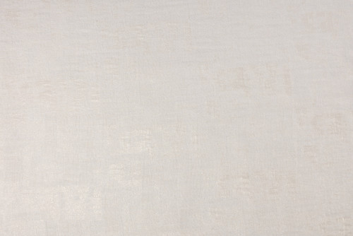 Mirage double-width hemp and linen woven fabric with a subtle metallic shimmer by Christopher Farr Cloth. In flax and ecru.