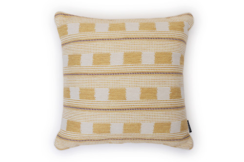 Lost and Found Performance cushion 45x45cm in Arancio with self-piped edge for performance/outdoor use