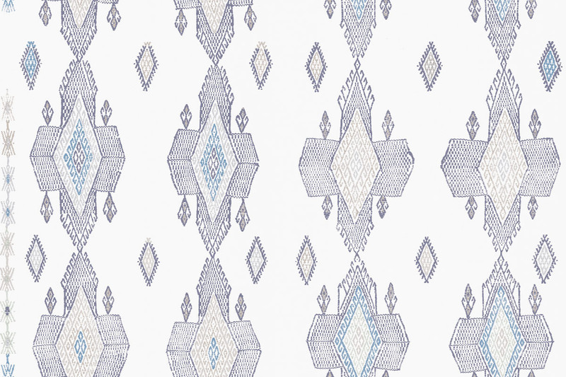 Travelling Light Performance Printed Fabric