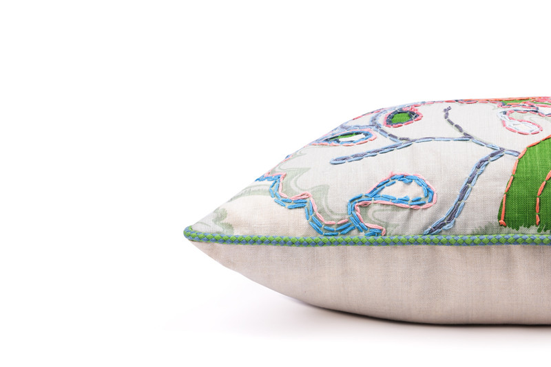 Carnival Embroidered 50x50cm Cushion