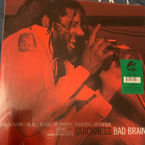 BAD BRAINS - QUICKNESS (PUNK NOTE EDITION)