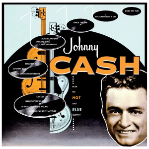 JOHNNY CASH - WITH HIS HOT AND BLUE GUITAR (BLUE VINYL)