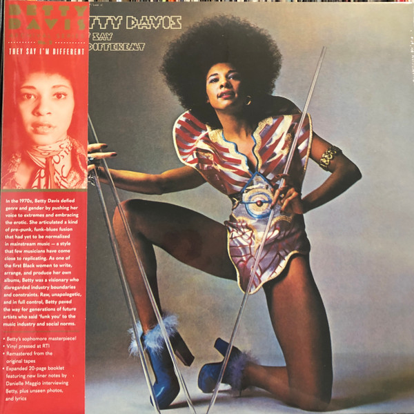 BETTY DAVIS - THEY SAY I'M DIFFERENT (ORANGE VINYL)