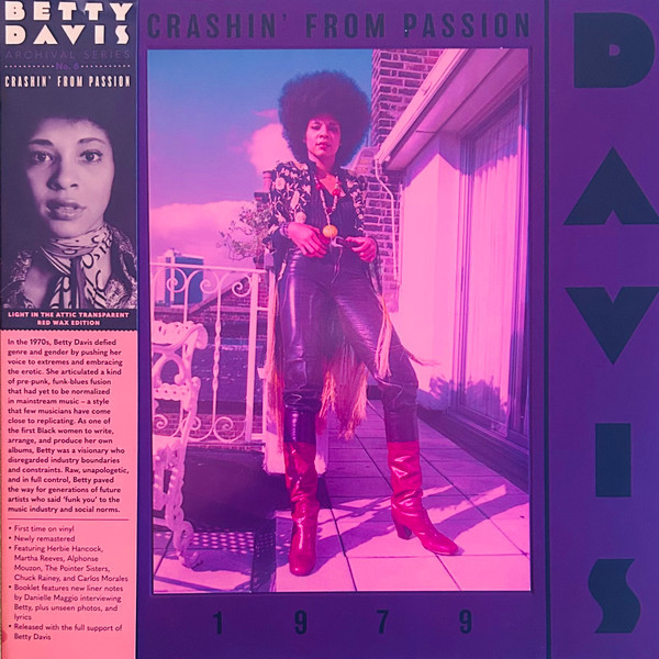Betty Davis - CRASHIN' FROM PASSION - (RED VINYL)