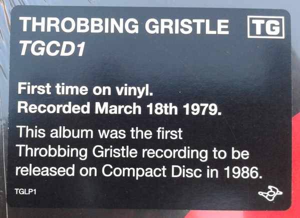Throbbing Gristle - TGCD1